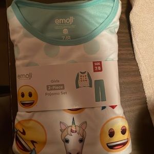Emoji Girls PJ set
